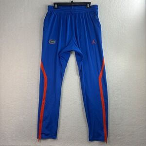 Jordan‎ Florida Gators Track Pants Men 2XL Blue Ankle Zip Drawstring Taper Sweat